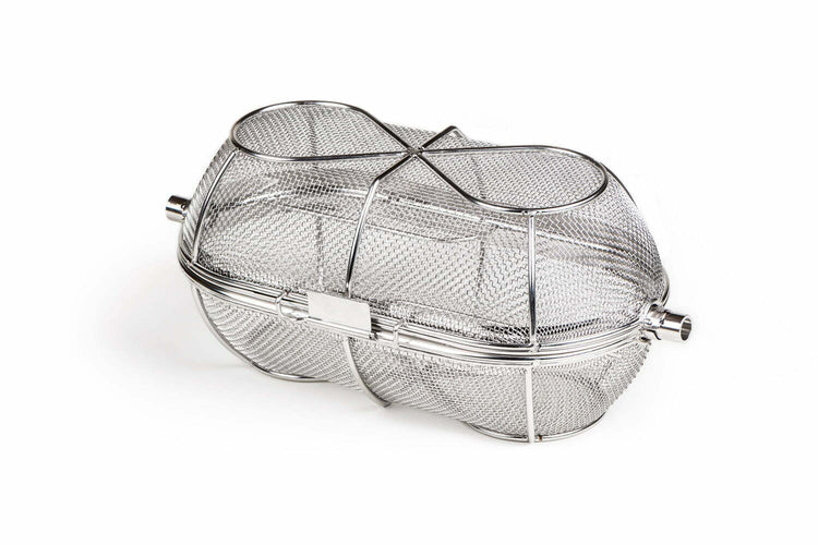 Grillkorb für elektrischen Drehspieß für deinen Polar Grill. Jetzt auf www.kotagrills.de bestellen.