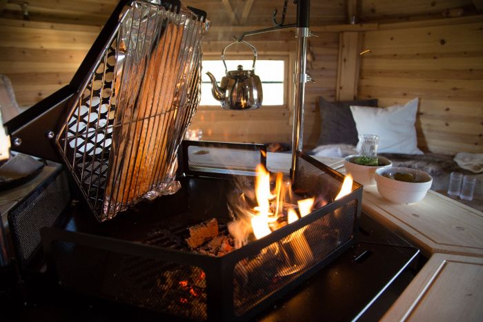 Flammlachs Grillrost für Polar Grill M6 auf www.kotagrills.de
