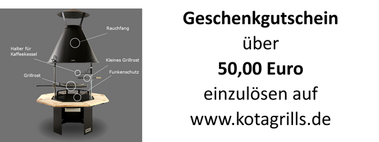 Geschenkgutschein für kotagrills.de