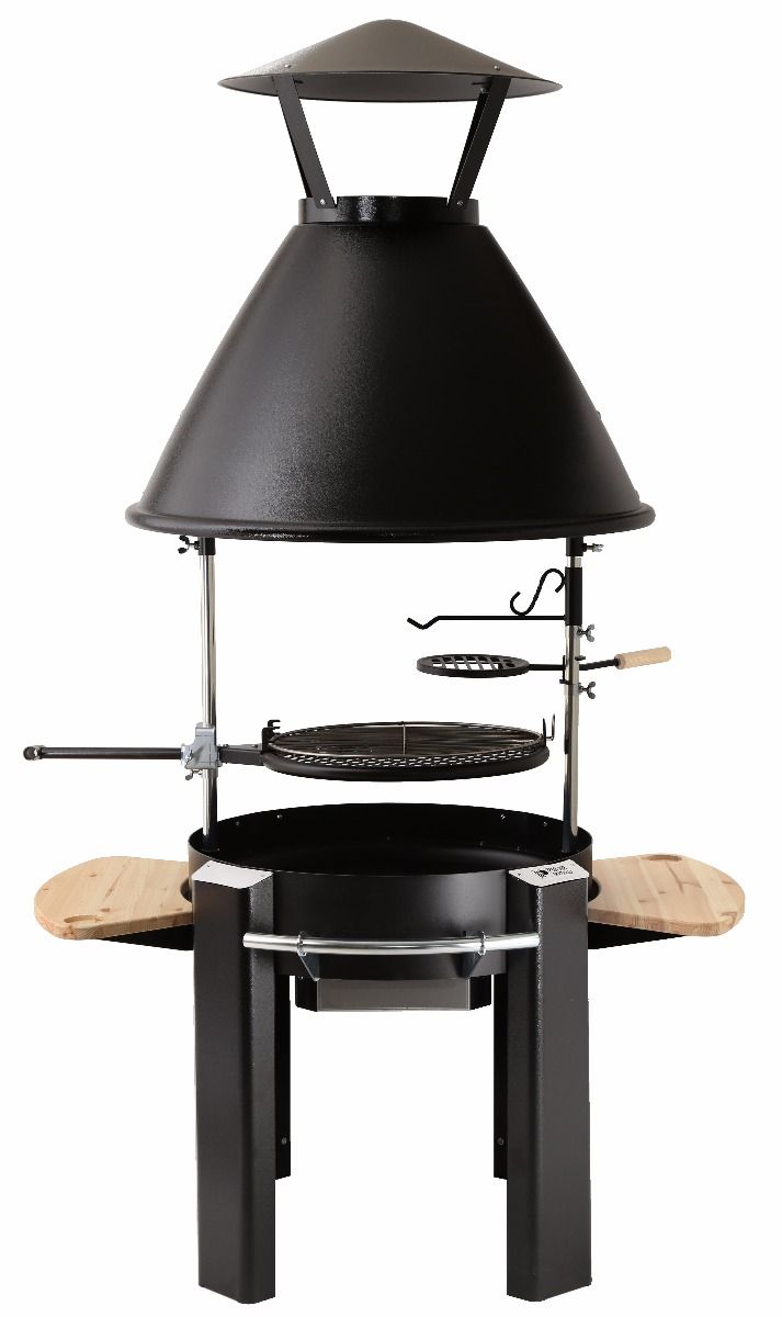 Polar-Grill Kamin mit Rauchfang Modell M auf www.kotagrills.de